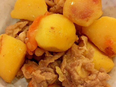豚肉とジャガイモのウマウマ炒め煮